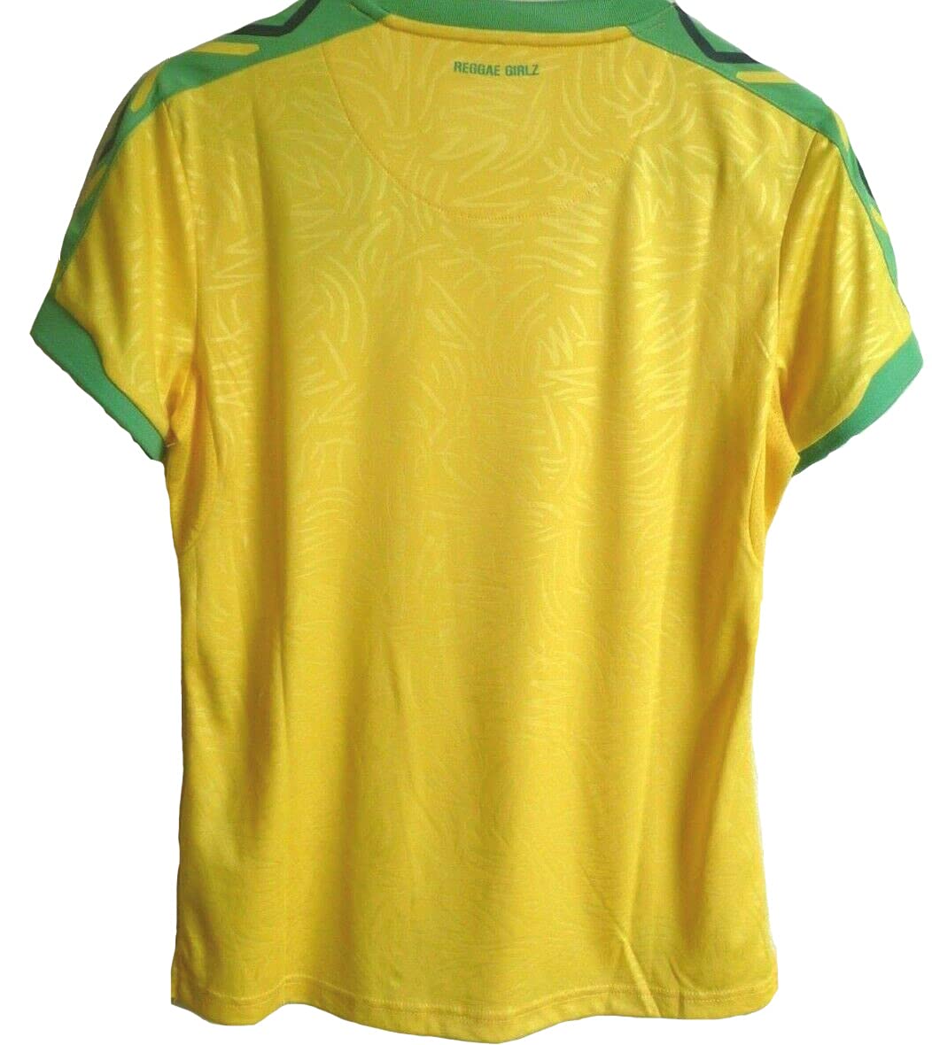 Umbro Jamaica 18/19 Women's Home Soccer Jersey - Yellow Football Shirt for Fans & Players - Perfect for Matches, Training & Casual Wear