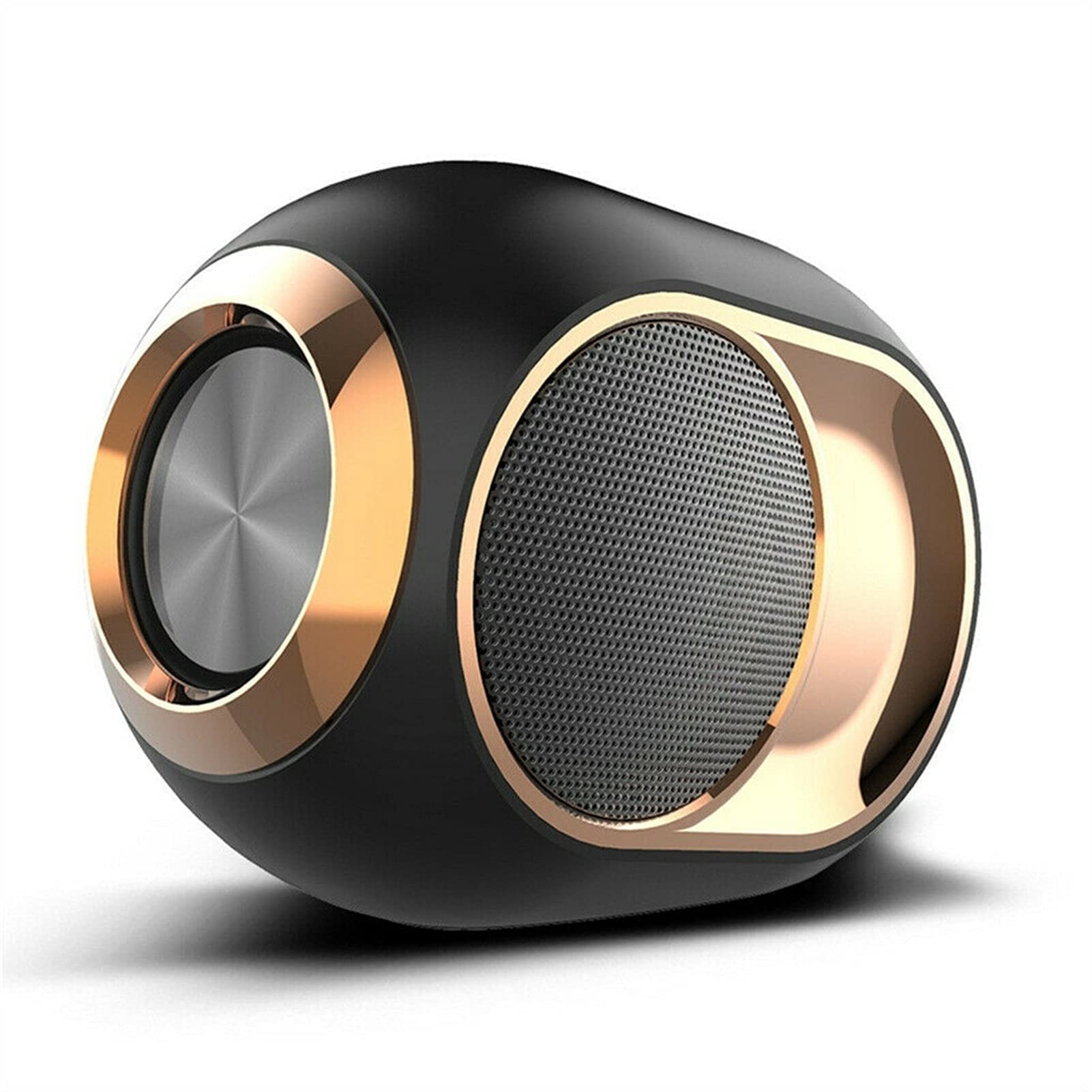 EXUAN SP99 Premium Portable Bluetooth Speaker - Wireless High-End Speaker with Subwoofer, Stereo Sound, TF Card & USB Flash Drive Support - Perfect for Home, Outdoor, Travel & Parties (Black)