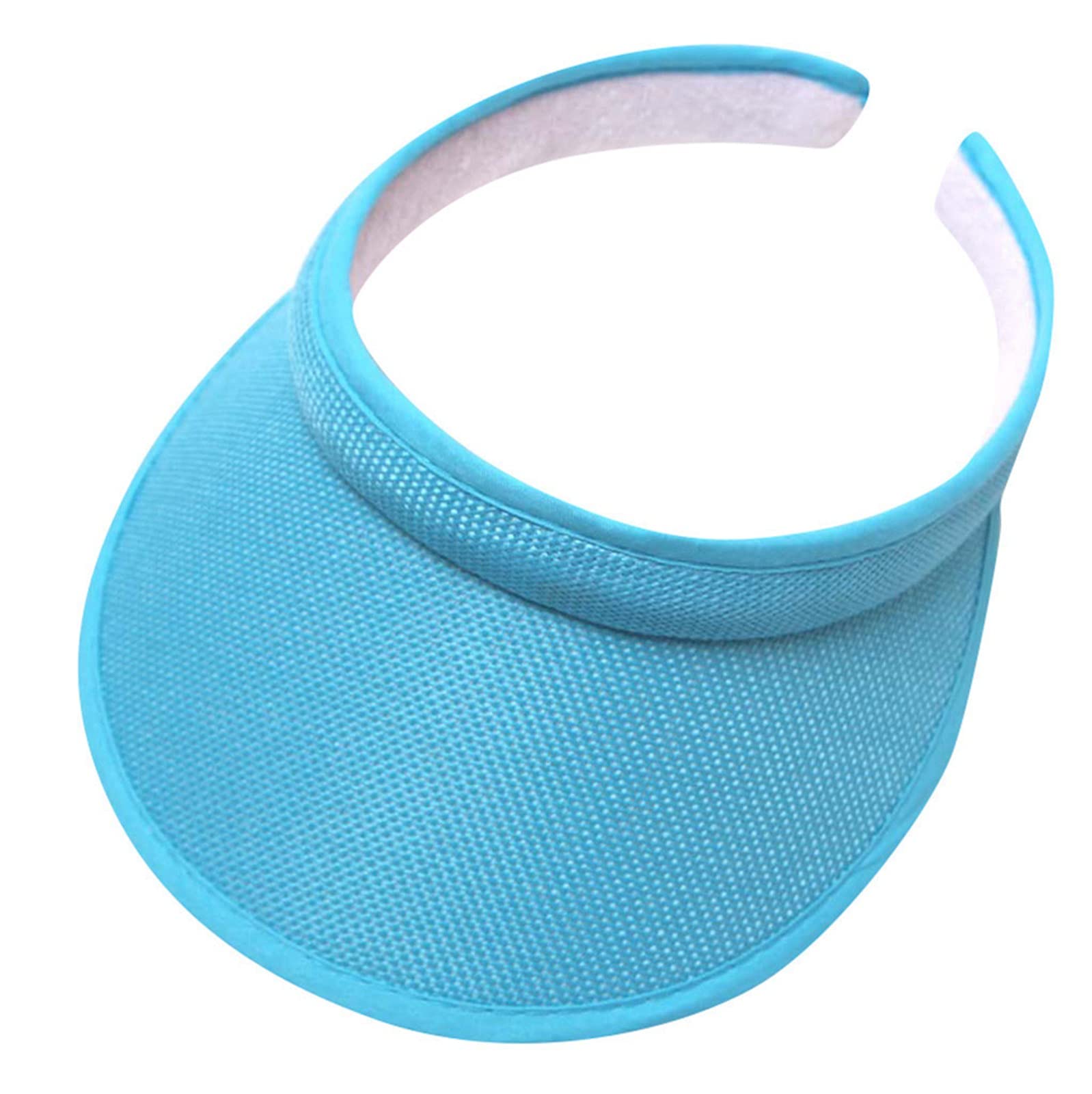 Kids Sun Visor Hat - Adjustable Cotton Sports Cap for Children, Outdoor Beach & Travel Activities | UV Protection for Running, Swimming, and Summer Play