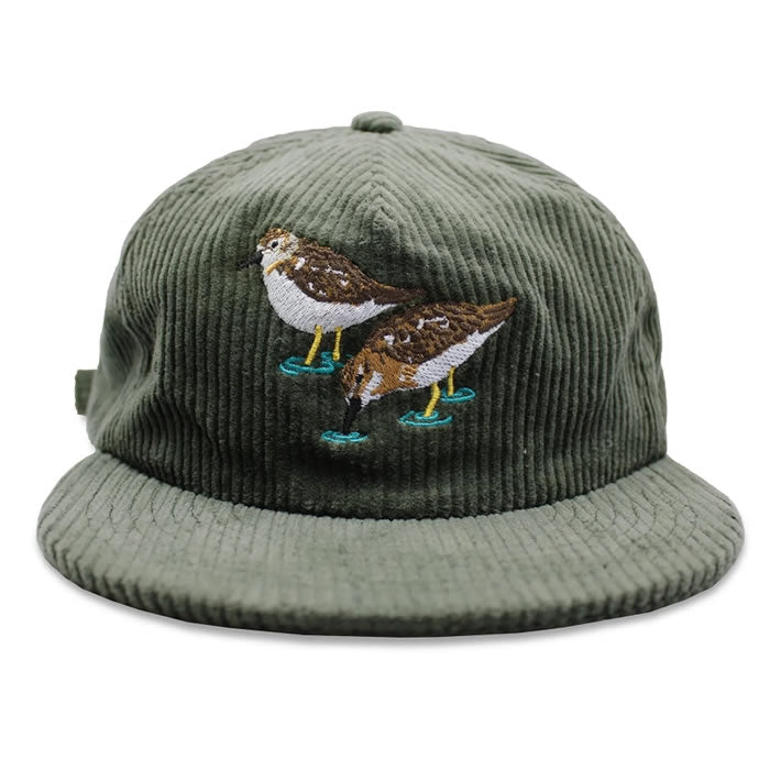 Bird Collective Least Sandpipers Chunky Corduroy Hat - Warm Winter Beanie for Women & Men, Outdoor Hiking & Casual Fashion Accessories