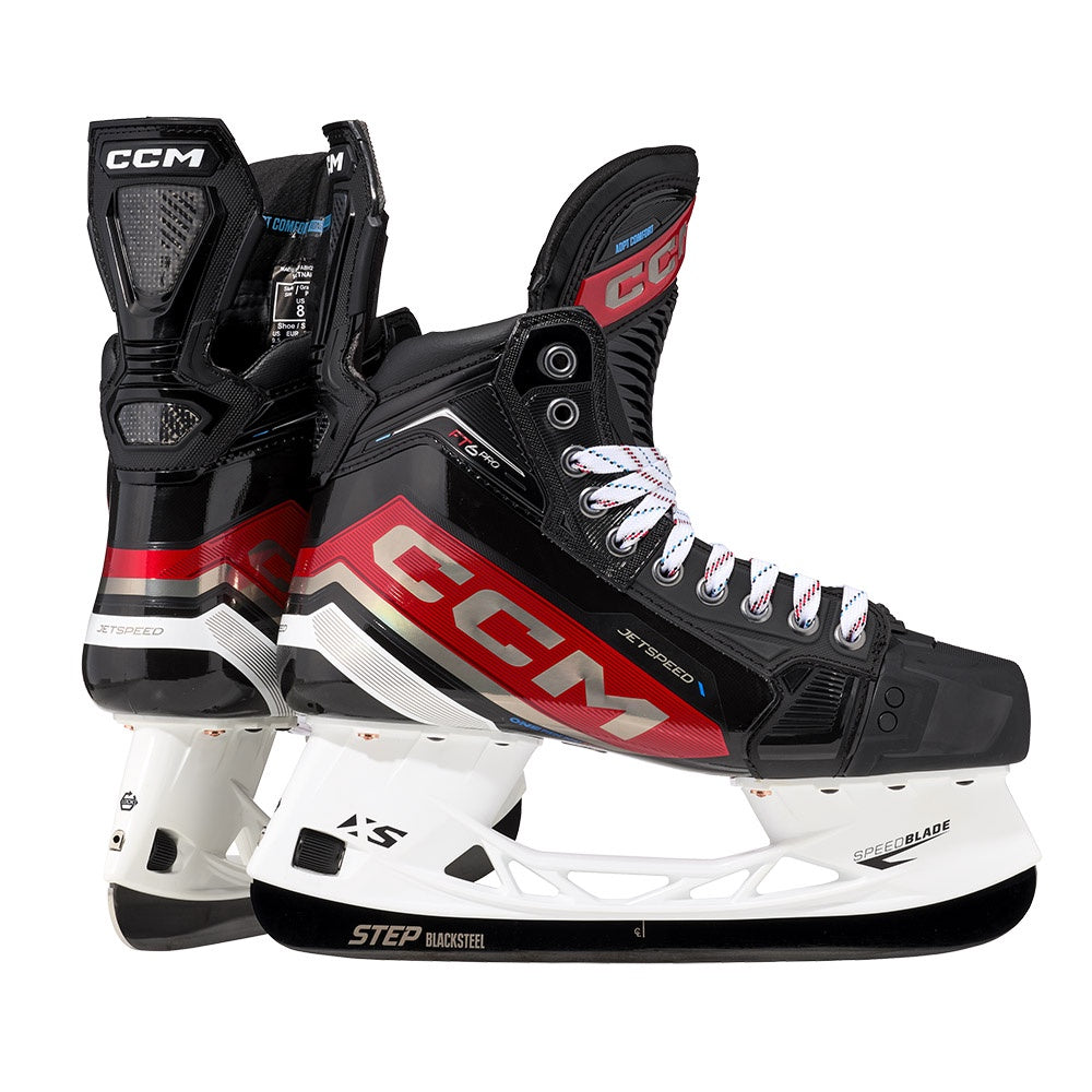 CCM Jetspeed FT6 Pro Senior Ice Hockey Skates - High Performance Skates for Competitive Players - Perfect for Ice Hockey Games & Training