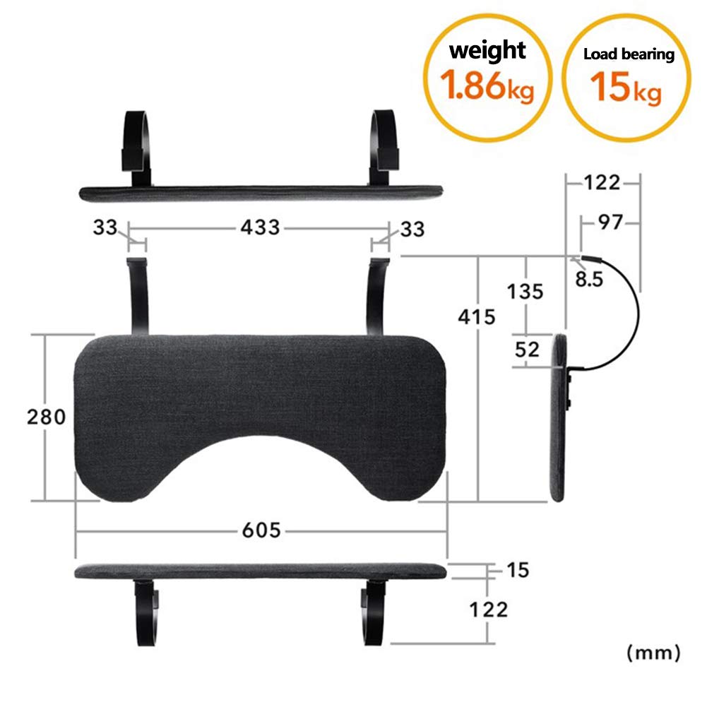 Ergonomic Computer Hand Bracket & Arm Support Stand - Adjustable Keyboard/Mouse Wrist Rest & Elbow Support for Home Office Desk (Perfect for Typing, Gaming & Long Work Sessions)
