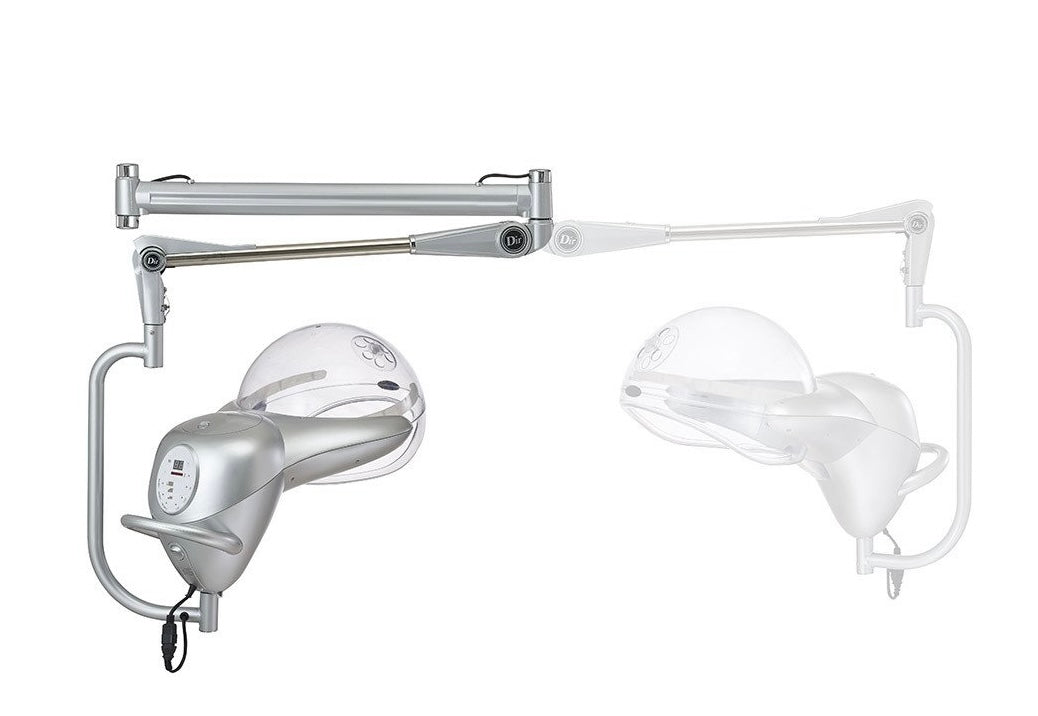 Professional Ion Wall Mounted Hair Steamer for Salon & Home Use - Deep Conditioning Treatment for Dry, Damaged Hair - Perfect for Hydration & Styling