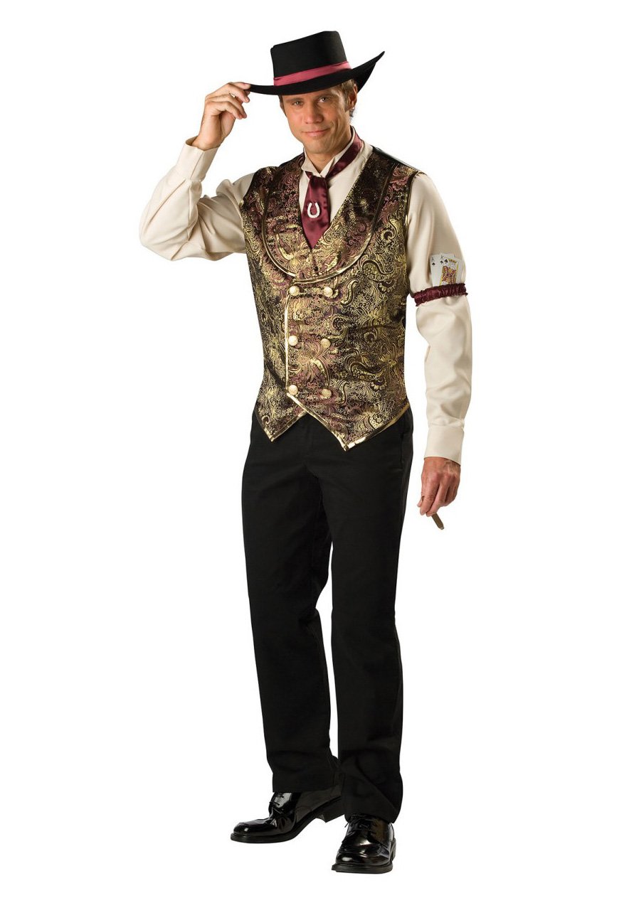 Gambling Man Adult Costume for Men - Casino Party Outfit, Halloween Costume, Themed Dress Up