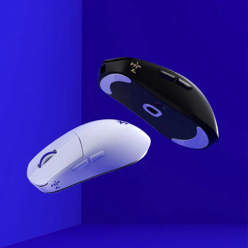 Ninjutso Sora V2 Wireless Gaming Mouse - Lightweight 47g, 26K DPI, 70H Battery Life - Perfect for FPS, MOBA & Esports (White)