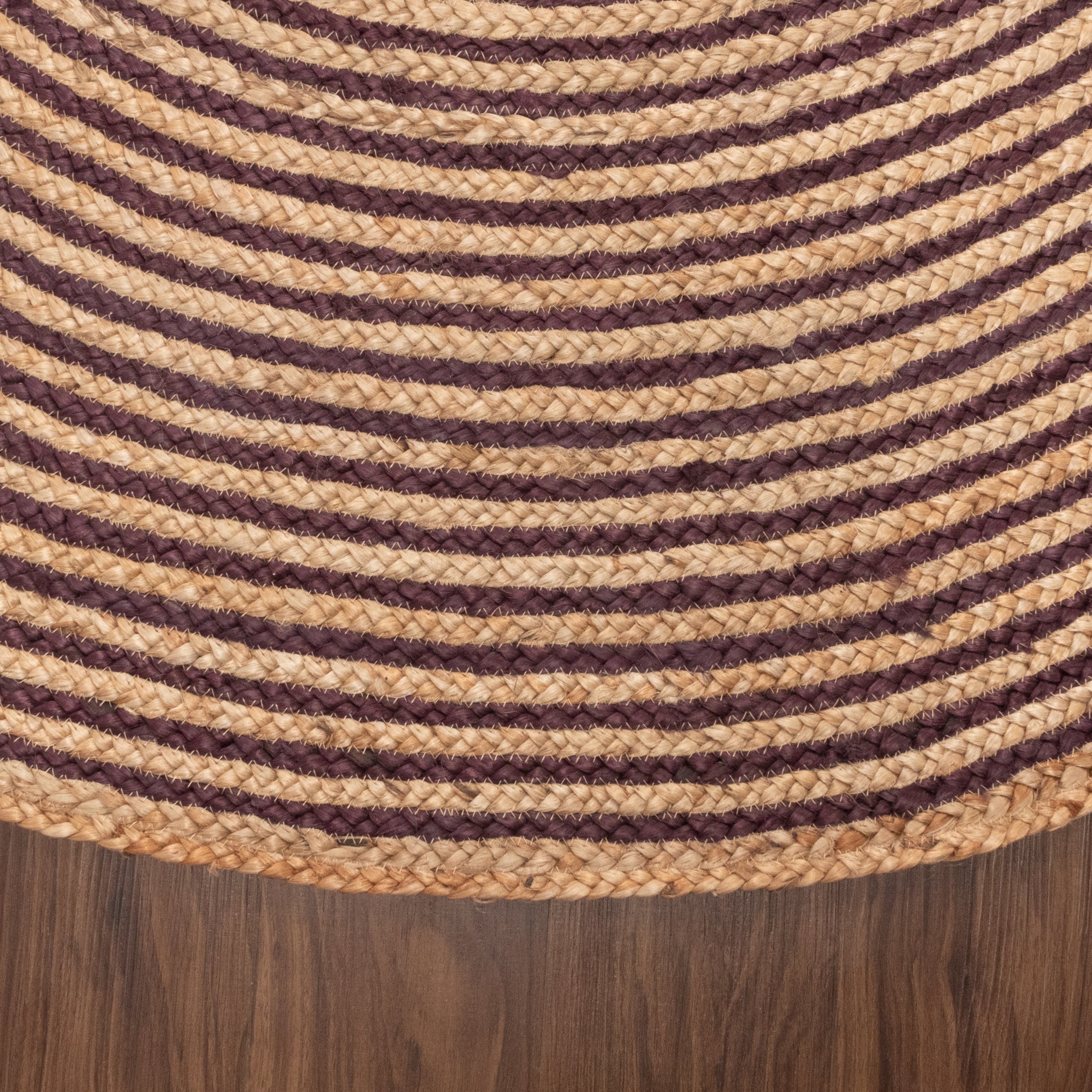 Braided Jute Reversible Handwoven Rug - Natural Fiber Indoor/Outdoor Area Rug for Living Room, Bedroom, Patio & Deck - Eco-Friendly Home Decor