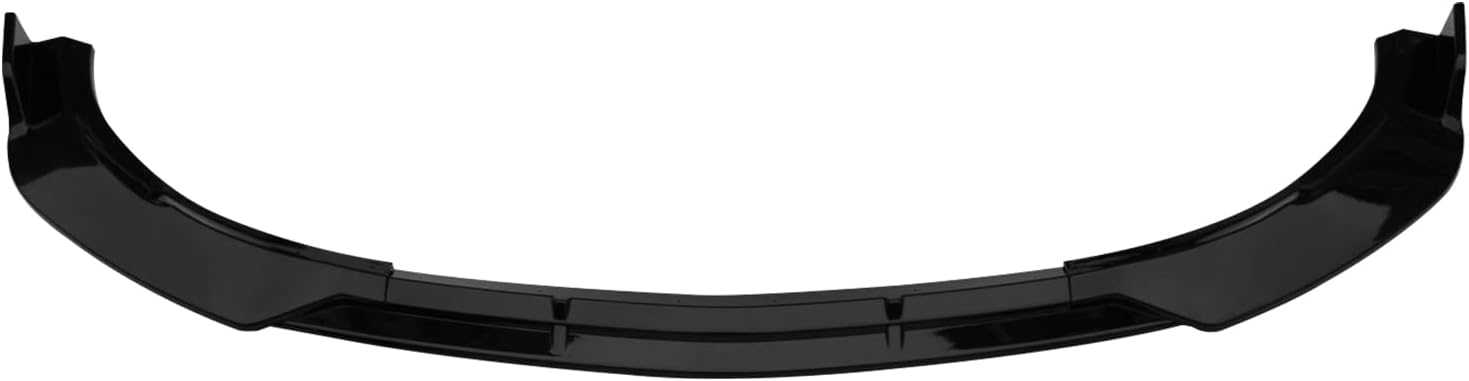 2021-2023 Mercedes Benz W213 E Class E200 E300 E350 E450 Front Lip Spoiler - B Style Glossy Black PP Polypropylene Air Dam Splitter (3PCS) - Sport Bumper Only - Perfect for Street Racing & Car Shows