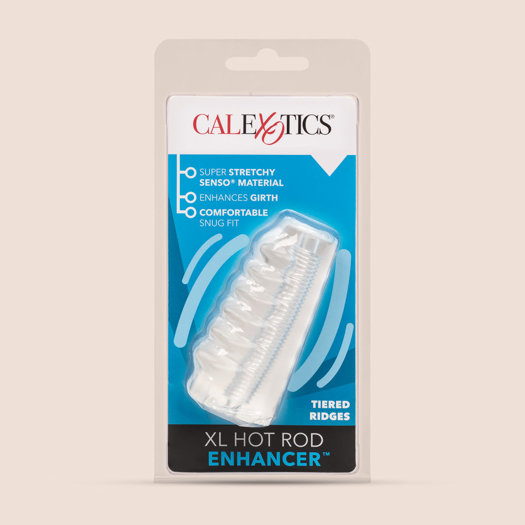 CalExotics XL Hot Rod Enhancer™ - Premium Silicone Penis Sleeve for Enhanced Pleasure & Performance | Perfect for Couples & Solo Play