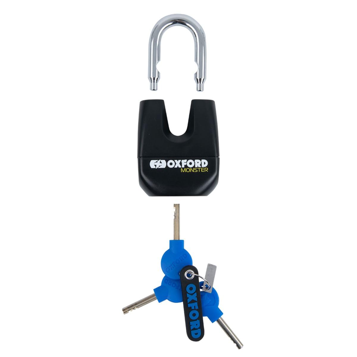 Oxford Monster XL Lock and Chain - Heavy Duty Bicycle, Motorcycle & Sports Equipment Security Lock for Outdoor Use