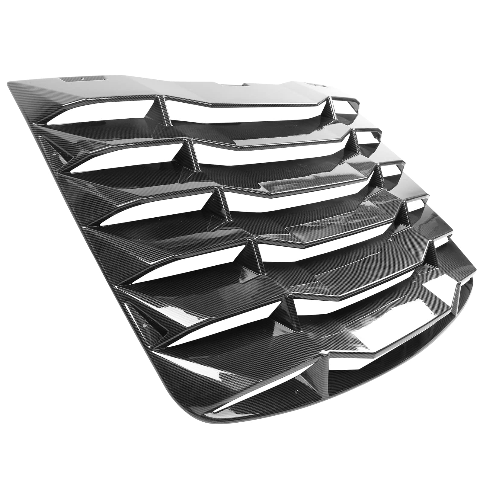 FREEMOTOR802 Rear Window Louver for 2003-2008 Nissan 350Z - Carbon Fiber Look ABS Plastic Sun Shade Cover | Enhances Style & Provides UV Protection for Sports Cars