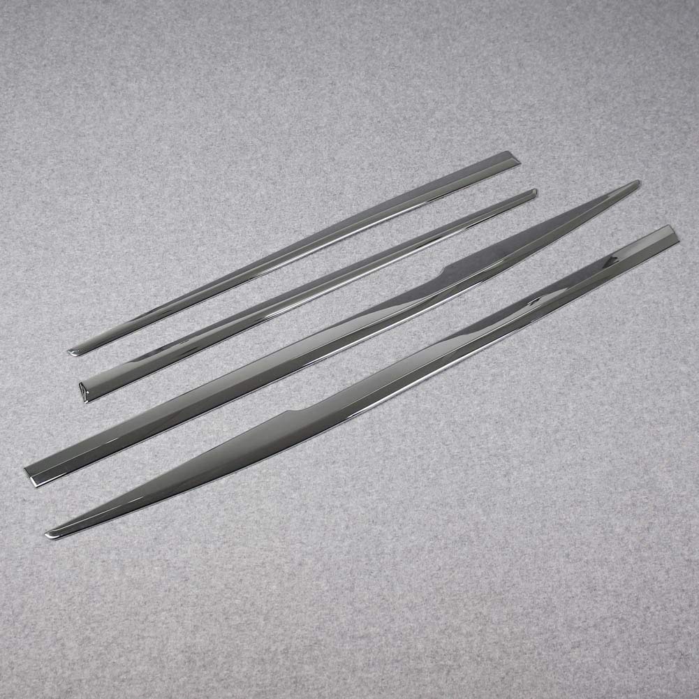 Beautost Chrome Body Side Door Molding Cover Trim for Toyota Highlander 2020-2025 | Durable Exterior Car Door Protector | Perfect for Parking Lot Scratches & Enhanced Vehicle Style