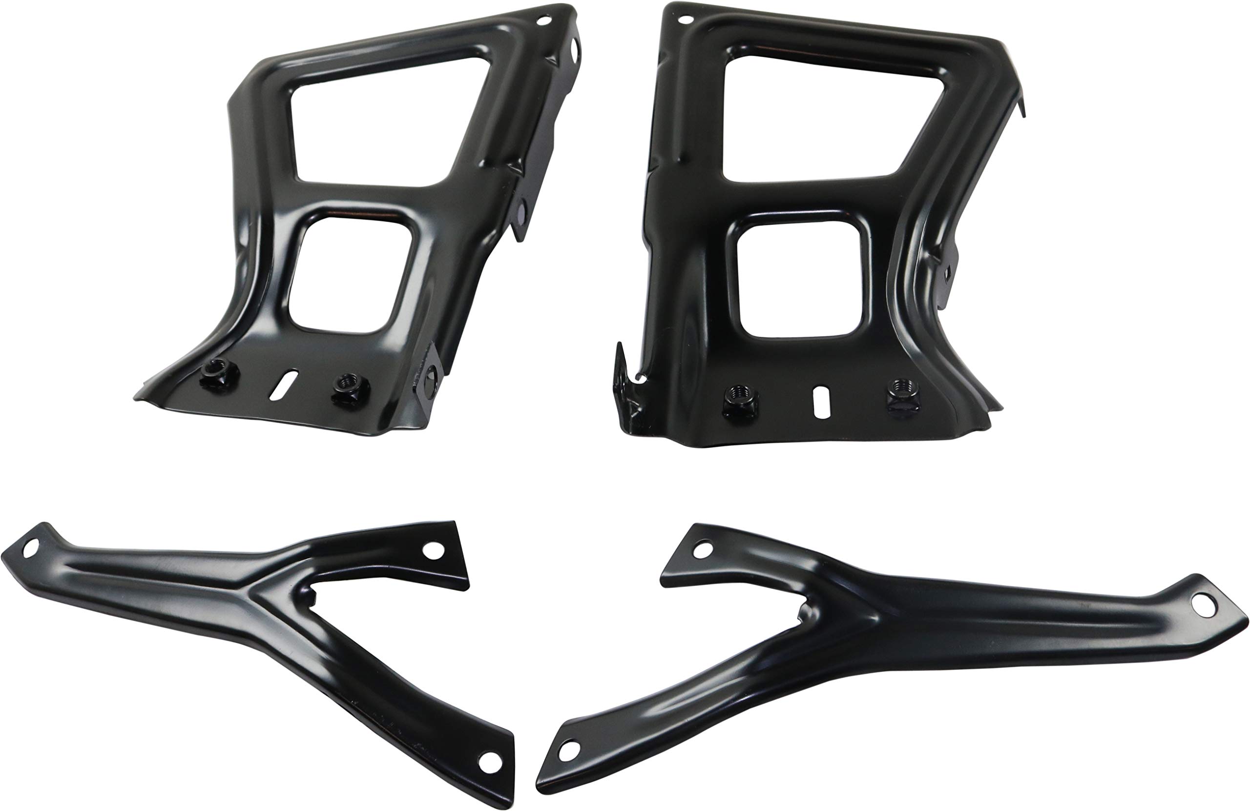 Evan-Fischer Rear Bumper Bracket Replacement for 2009-2010 Dodge Ram 1500 & 2010 Ram 2500 - Driver & Passenger Side - Heavy Duty Truck Accessory for Off-Road & Towing