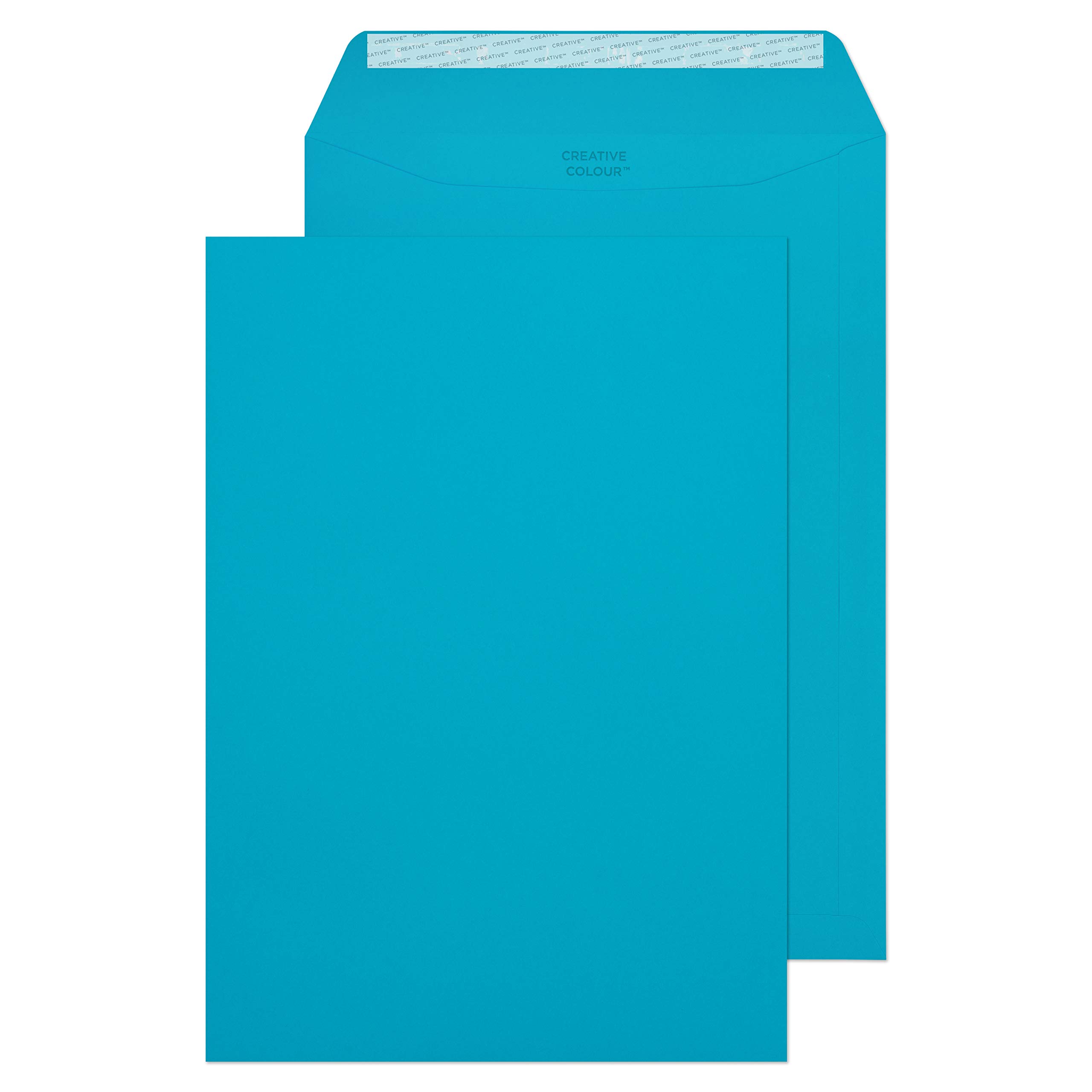 Premium C4 Peel & Seal Envelopes - 250 Pack, 120gsm Heavyweight, Smooth Blue - Perfect for Mailing, Business Correspondence & Wedding Invitations