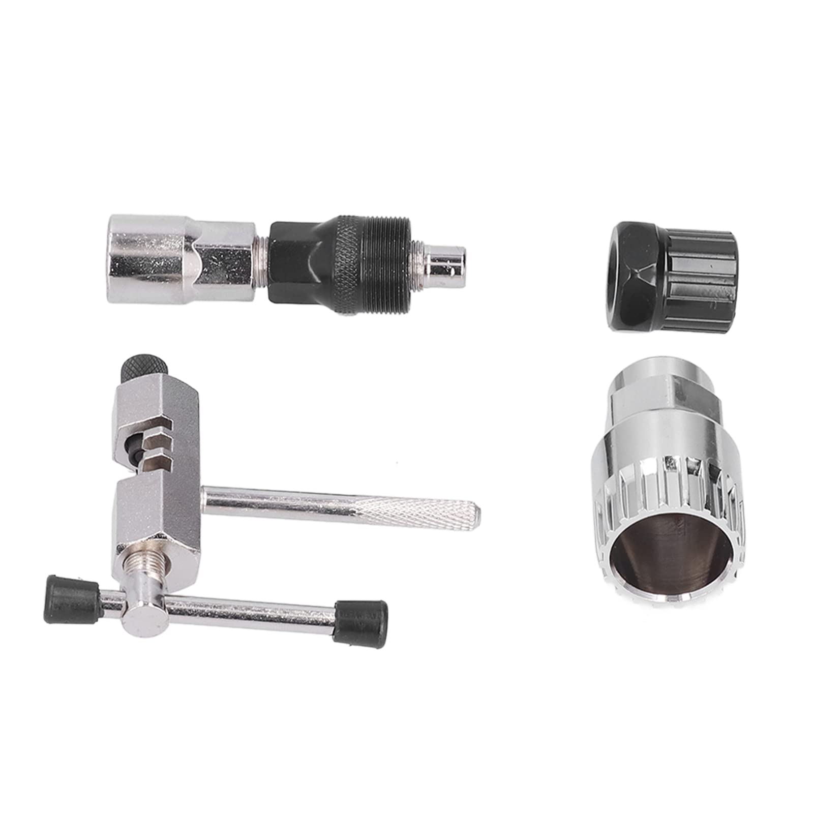 Velaurs Bike Chain Breaker Kit - Heavy Duty Carbon Steel Bicycle Crank Puller Set for Mountain Bike Repair & Maintenance | Perfect for Trail Rides, Commuting & DIY Bike Maintenance