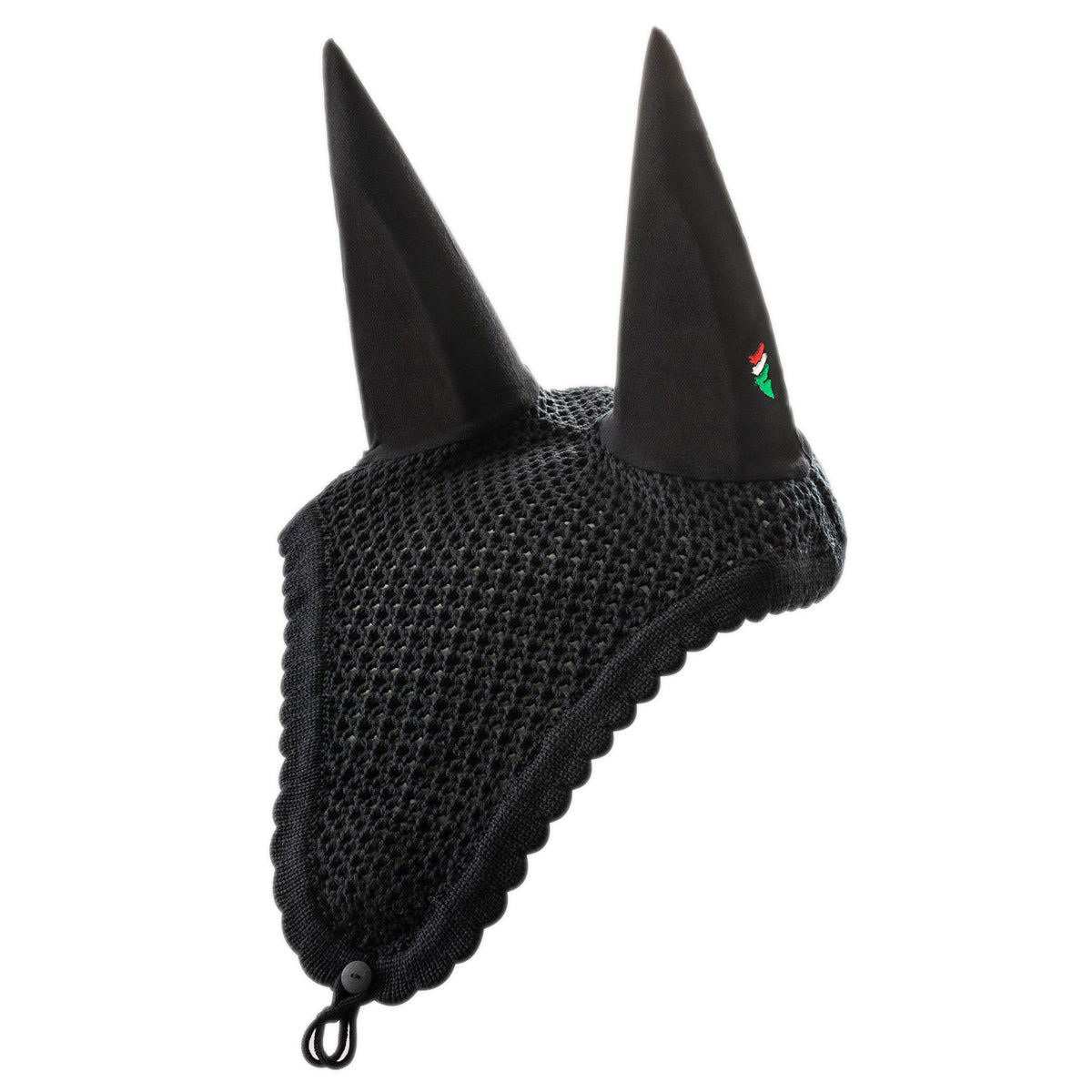 Equiline Loop Tie Down Ear Bonnet for Horses - Breathable & Adjustable Fly Protection - Perfect for Riding, Training & Show Jumping