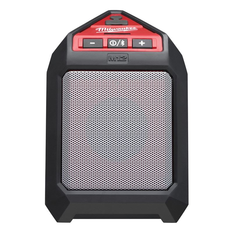 2592 20 M12 12V Lithium-Ion Cordless Wireless Jobsite Speaker - Tool Only - Perfect for Construction Sites, Workshops & Outdoor Work