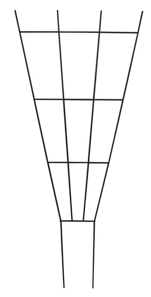Panacea Products 36-Inch Green Fan Pot Trellis for Climbing Plants - Perfect for Indoor/Outdoor Garden Support, Vine Training, and Vertical Gardening