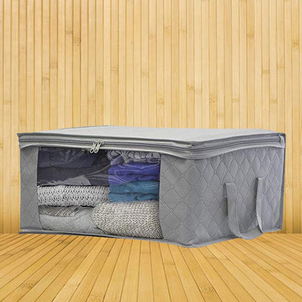 VARWANEO Foldable Storage Box - Dustproof Clothes Organizer for Wardrobe & Travel