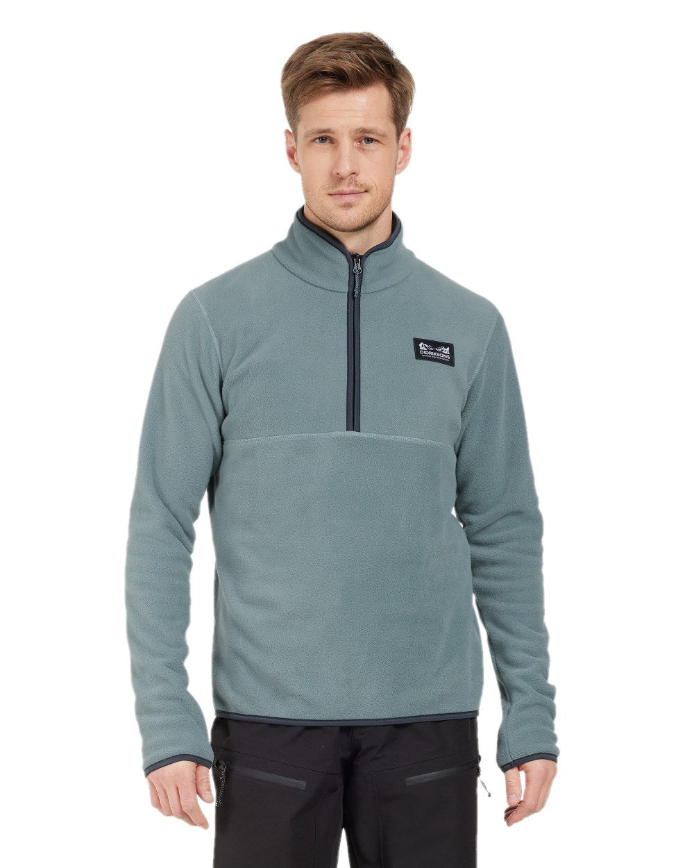 Didriksons Men's Vito Half Zip Sweater - Lightweight Fleece Pullover for Outdoor & Casual Wear - Hiking, Camping & Everyday Comfort