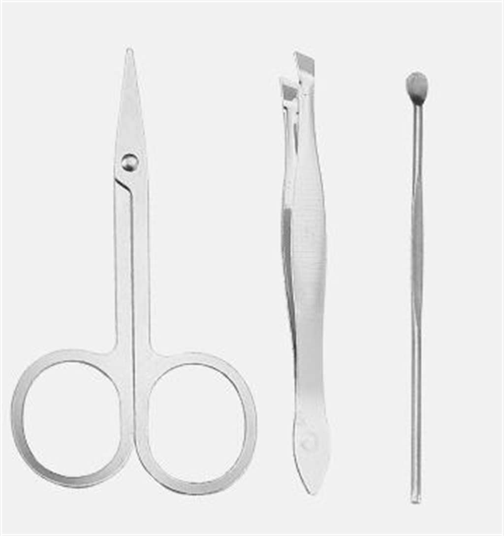 Premium Stainless Steel Nail Clipper Set - 7-Piece Manicure & Pedicure Kit for Professional Grooming at Home, Travel, Salon Use (Color: A)