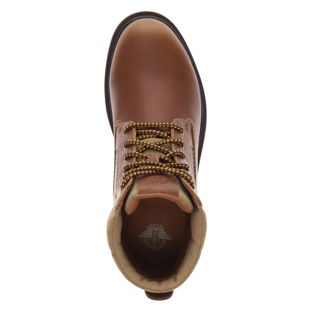 Dockers Men's Casual Boots for Work & Outdoor - Comfortable Leather Ankle Boots with Slip-Resistant Sole | Perfect for Office, Hiking & Everyday Wear