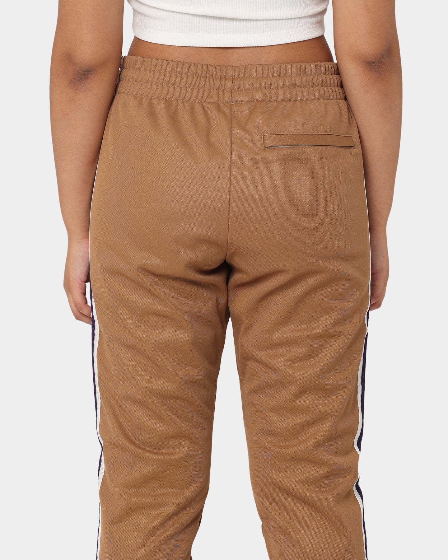 Adidas Adicolor Striped Track Pants for Men - Brown Desert Casual Joggers | Gym Workout, Running, Streetwear Fashion