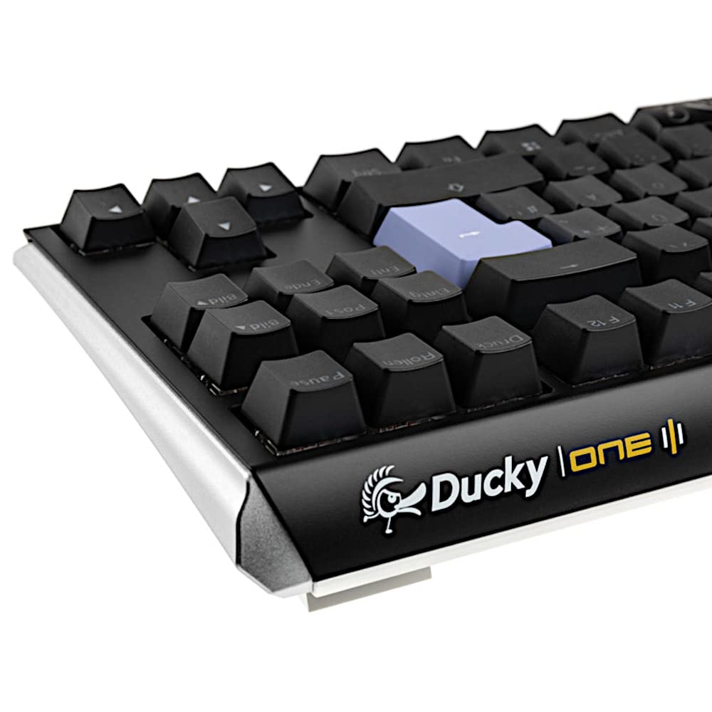 Ducky One 3 Classic Mechanical Keyboard - 80% TKL Compact Gaming Keyboard with Cherry MX Blue Switches - Perfect for Typing, Programming & Esports Gaming