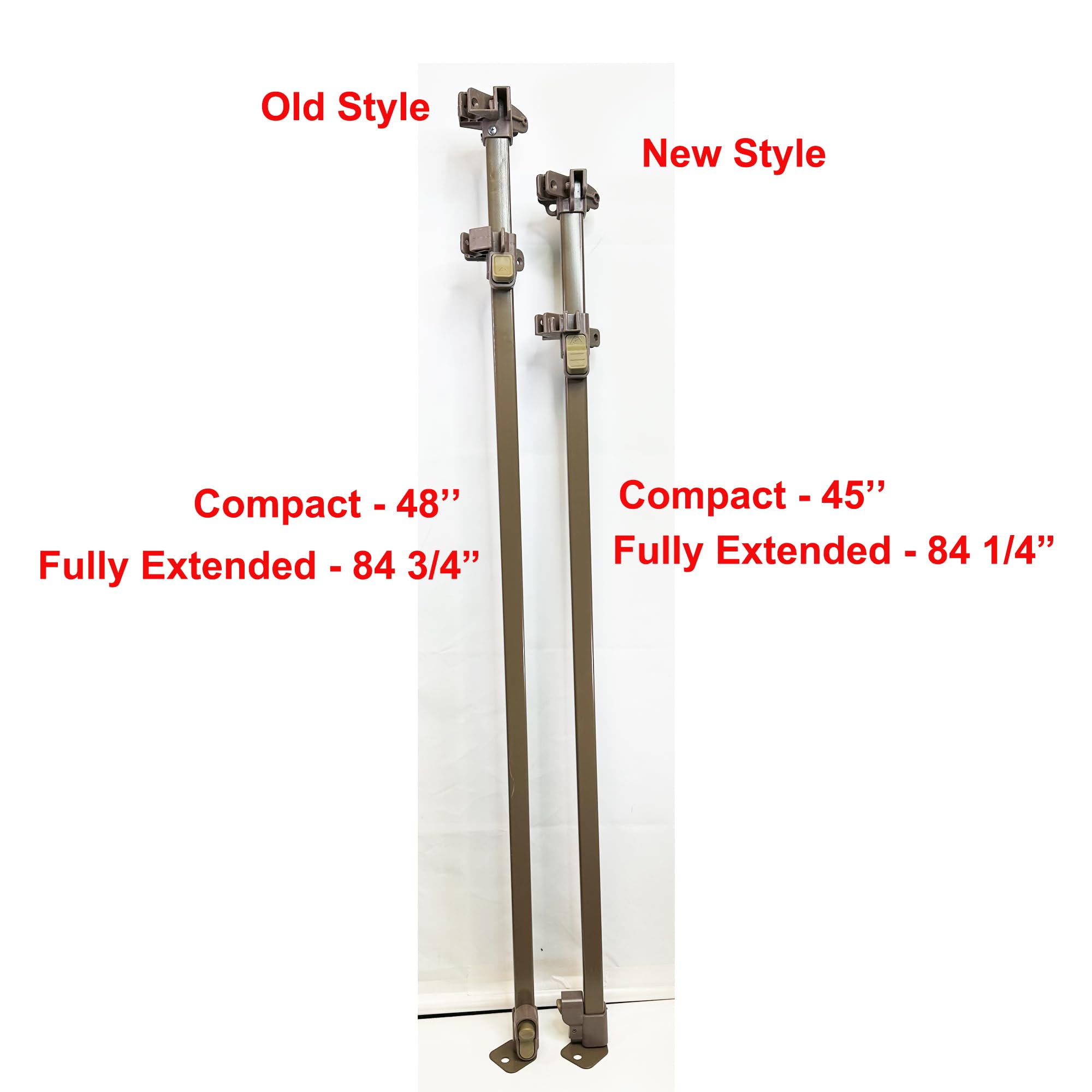 13x13 Pagoda Straight Leg Canopy with Adjustable Legs & Sliders - Replacement Parts for Outdoor Patio, Garden, and Poolside Shade