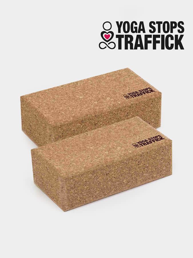 Premium Cork Yoga Blocks - Twin Pack for Stability & Support | Ideal for Yoga, Pilates & Meditation | Eco-Friendly & Non-Slip Yoga Accessories