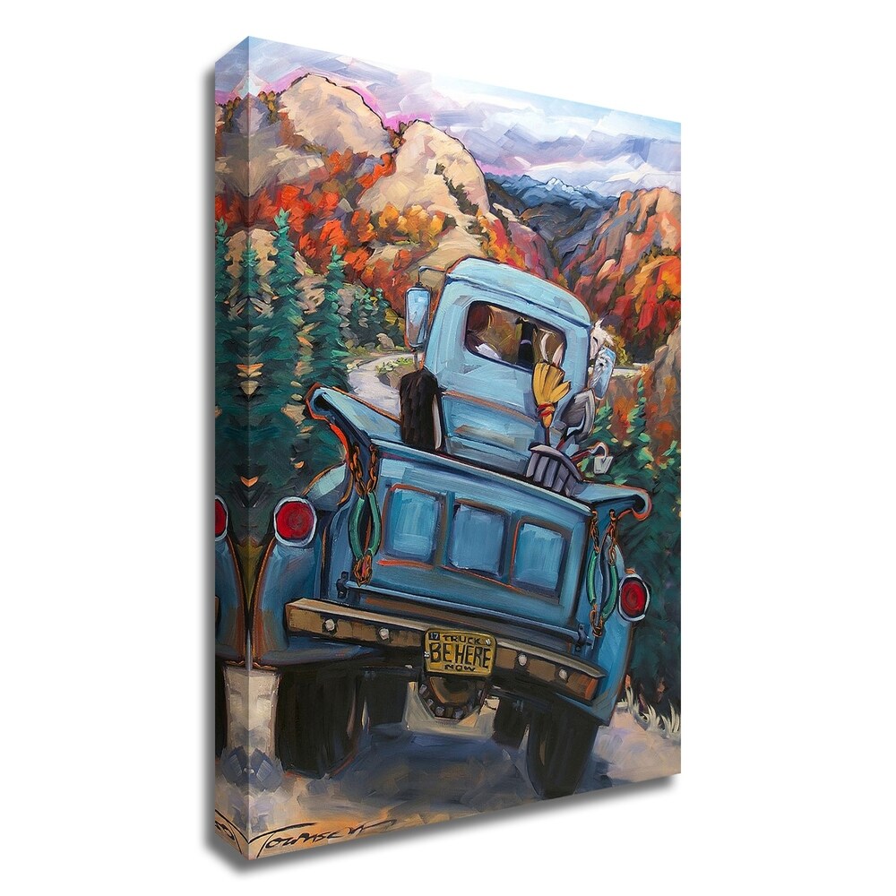 Be Here Now by CR Townsend - Premium Canvas Wall Art Print, Ready to Hang - Perfect for Living Room, Bedroom & Office Decor
