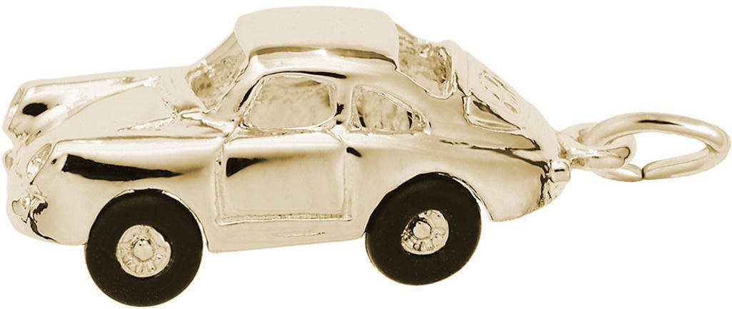 Rembrandt Small German Sports Car Charm - Vintage Car Accessory for Keychain, Bracelet & Jewelry Making - Perfect for Car Enthusiasts & Gift Giving