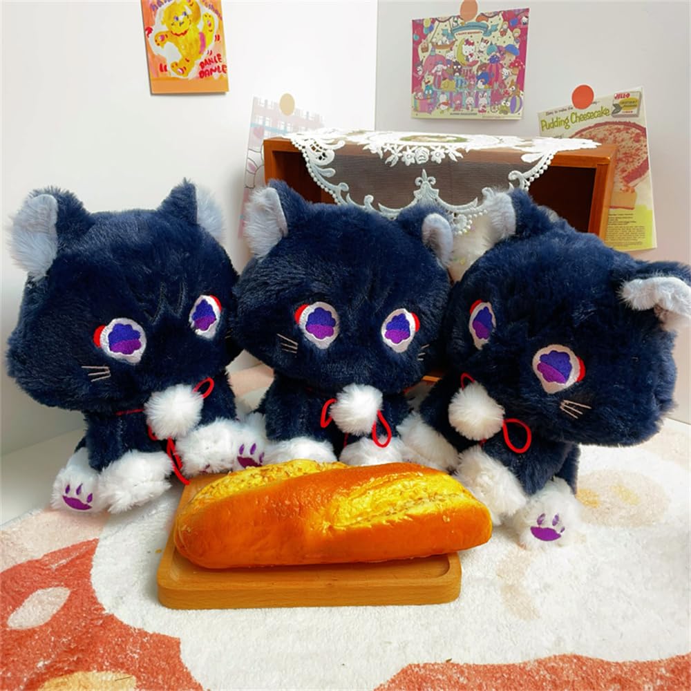 20cm Anime Cat Plush Scaramouche Stuffed Animal - Cute Soft Kawaii Plushie Toy, Perfect Gift for Kids, Christmas Present, Birthday Surprise | Great for Bedroom Decor, Cuddling & Anime Collections