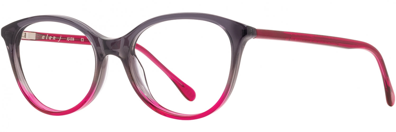 Alan J AJ514 Stylish Eyeglasses for Men & Women - Lightweight & Durable Frames for Reading, Driving & Everyday Wear