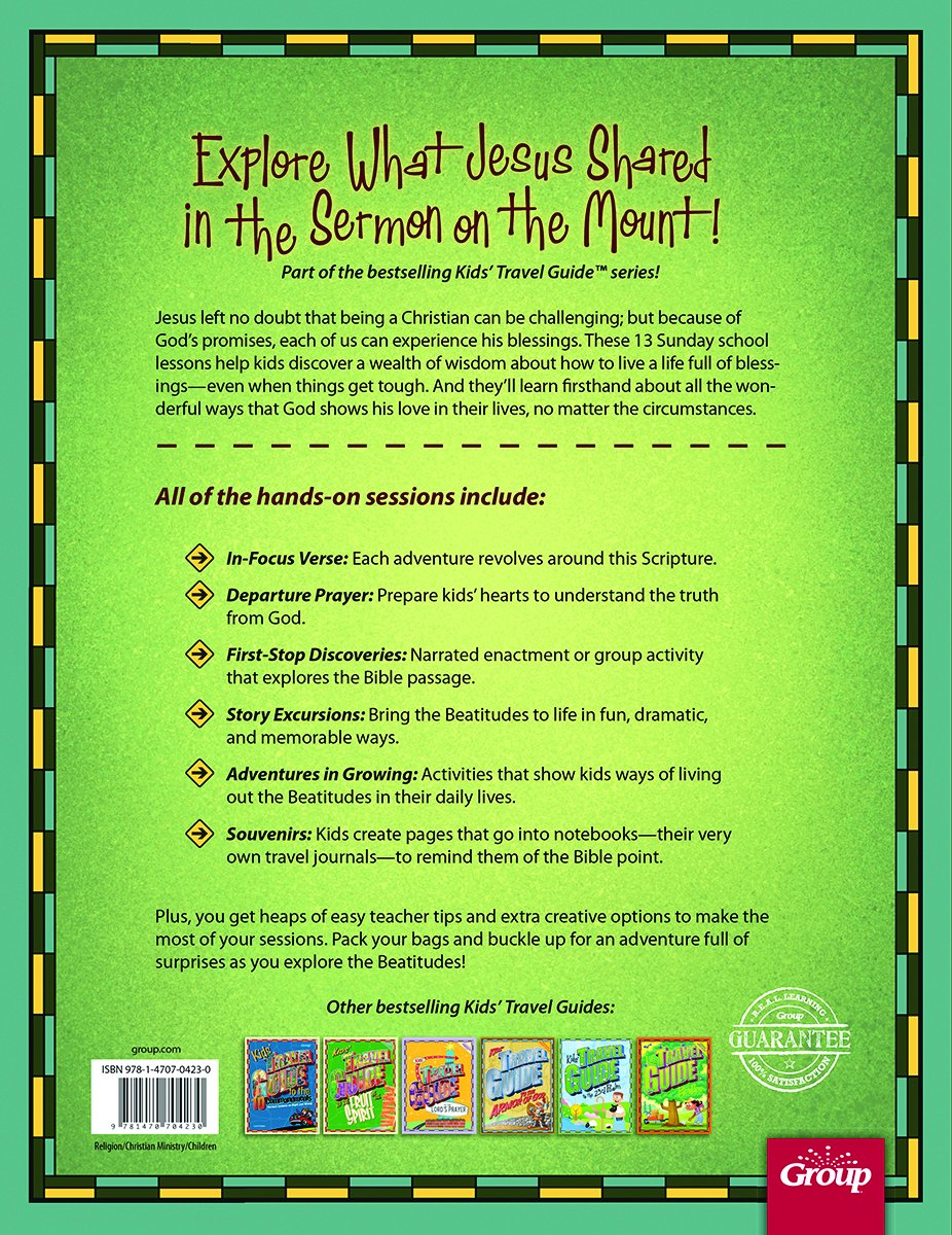Kids' Travel Guide to the Beatitudes - Christian Children's Book for Bible Learning & Family Devotions - Perfect for Sunday School, Homeschooling & Faith-Based Travel