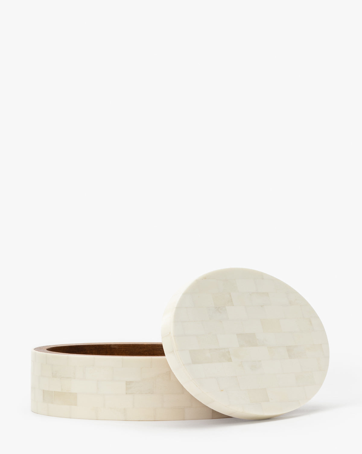 Nico Oval Bone Box - Elegant Jewelry Storage Organizer for Rings, Earrings & Necklaces | Perfect for Travel, Home & Gift Giving