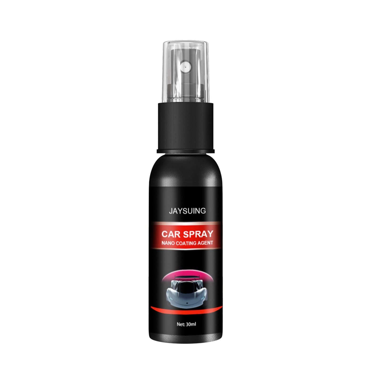Premium Car Nano Coating Spray - 30/120ML High Protection Quick Polish & Plastic Restorer - Professional Auto Detailing Buffer Tools & Paint Correction Applicator - Car Cleaning Gel (Orange) - Perfect for DIY Car Detailing, Showroom Shine & Long-Term Paint Protection