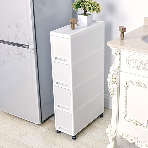 Narrow Rolling Storage Cart - 7.1