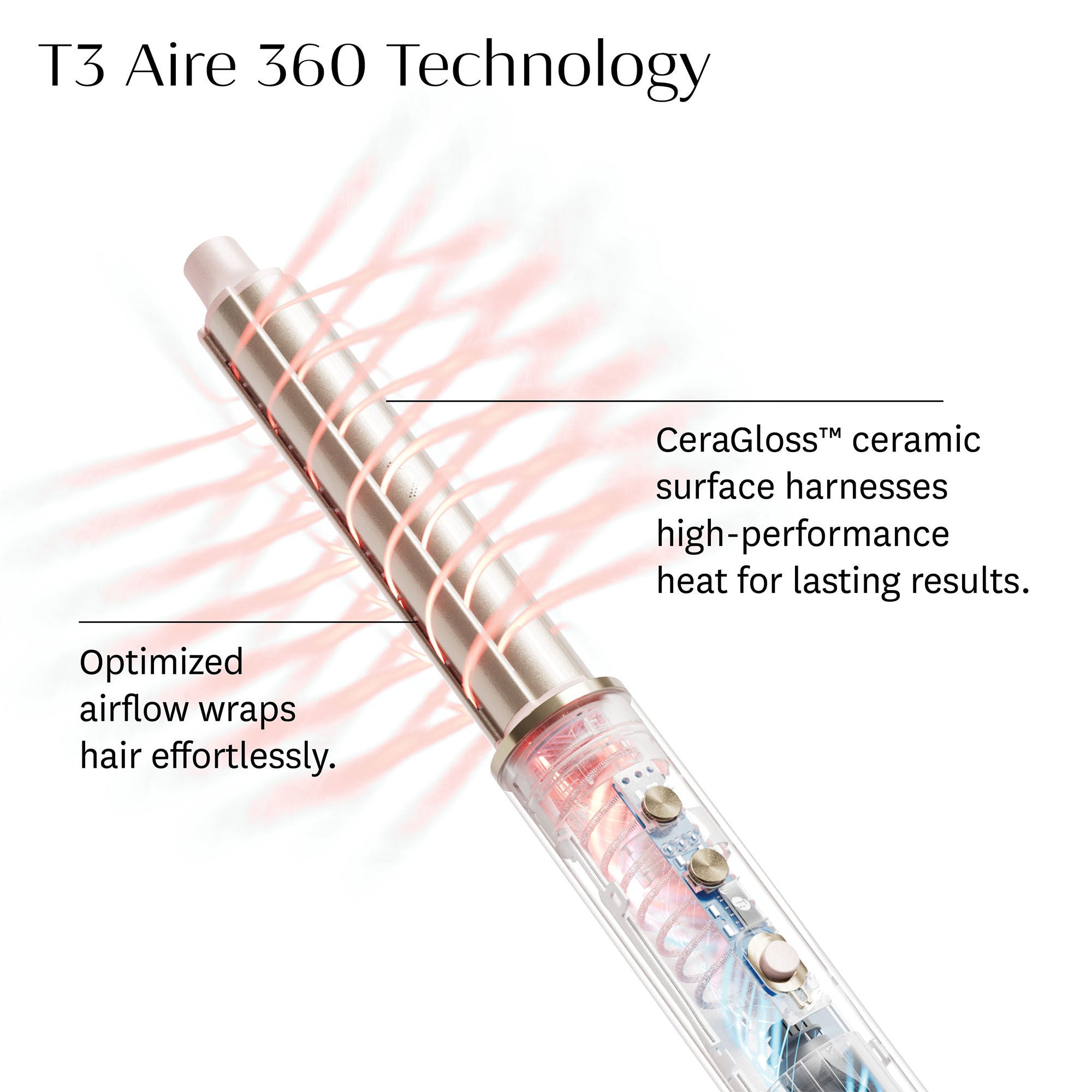 Aire 360 Ceramic Air Styler Blowout Kit - Professional Hair Dryer with Ionic Technology for Salon-Quality Blowouts at Home | Perfect for Styling, Smoothing & Volumizing Hair