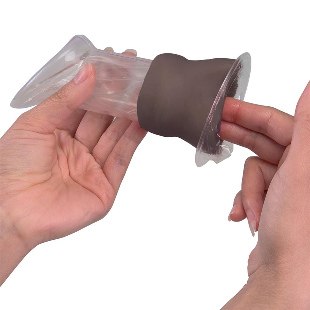 Dark Skin Female Condom Training Model - Realistic Practice for Safe Sex Education & Healthcare Training