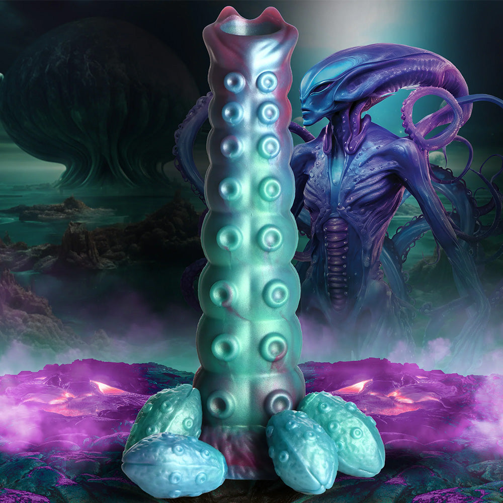 Galactic Breeder Ovipositor Tentacle Dildo - Fantasy Creature Cock for Adult Play | Perfect for Roleplay, Cosplay & BDSM Scenes