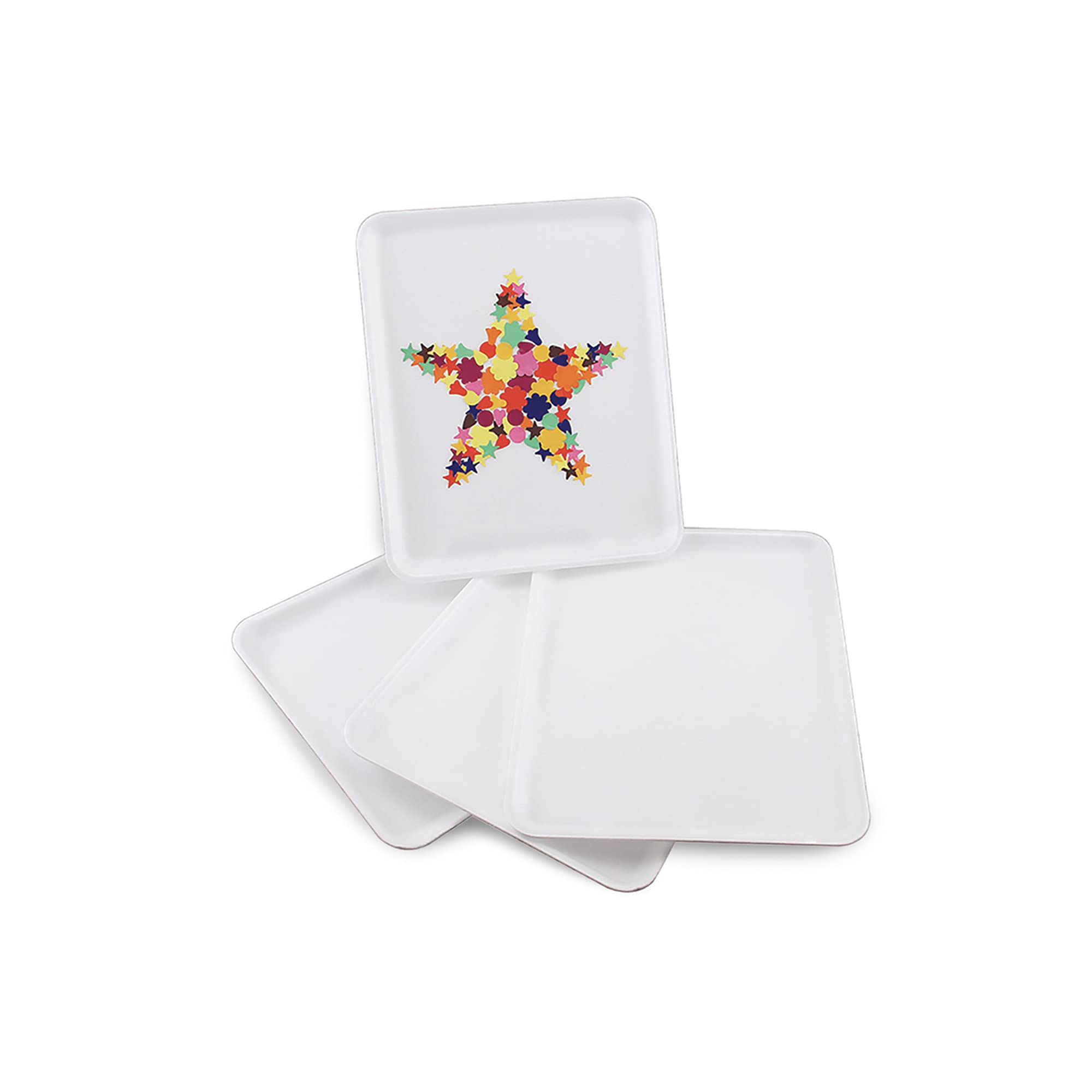 Hygloss Products 9 x 11 Inch Foam Trays for Collages, Crafts, and DIY Projects - Pack of 25 - Perfect for Scrapbooking, School Projects, and Art Classroom Supplies