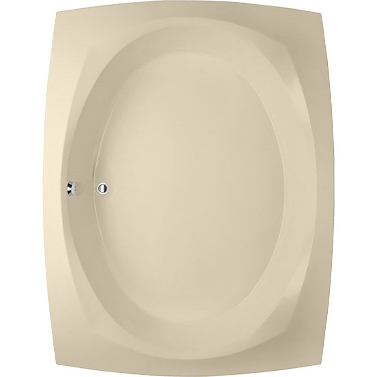 Air Tub Designer Collection Largo Drop-In Acrylic Bathtub - 8 Jets, Bone Rectangle, 82 x 63 x 19.75 Inches - Perfect for Luxury Bathrooms & Spa Retreats
