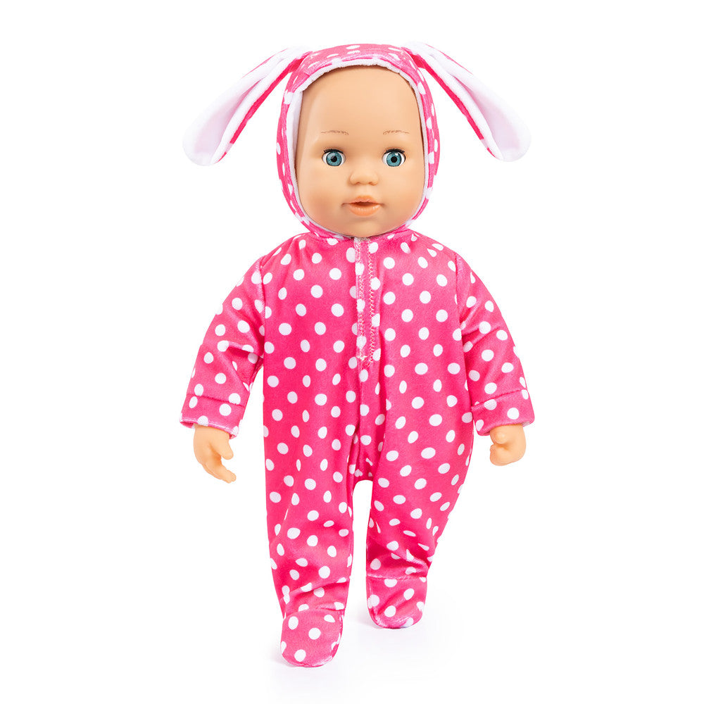 Bayer Design 15 inch Anna First Words Talking Baby Doll with Bunny Onesie - Perfect Gift for Newborns, Toddlers & Collectors - Interactive Playtime, Birthday & Christmas Present