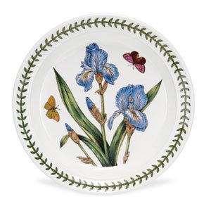 Portmeirion Botanic Garden 8 Inch Dinner Plates - Set of 4 for Elegant Dining, Tea Parties & Home Decor