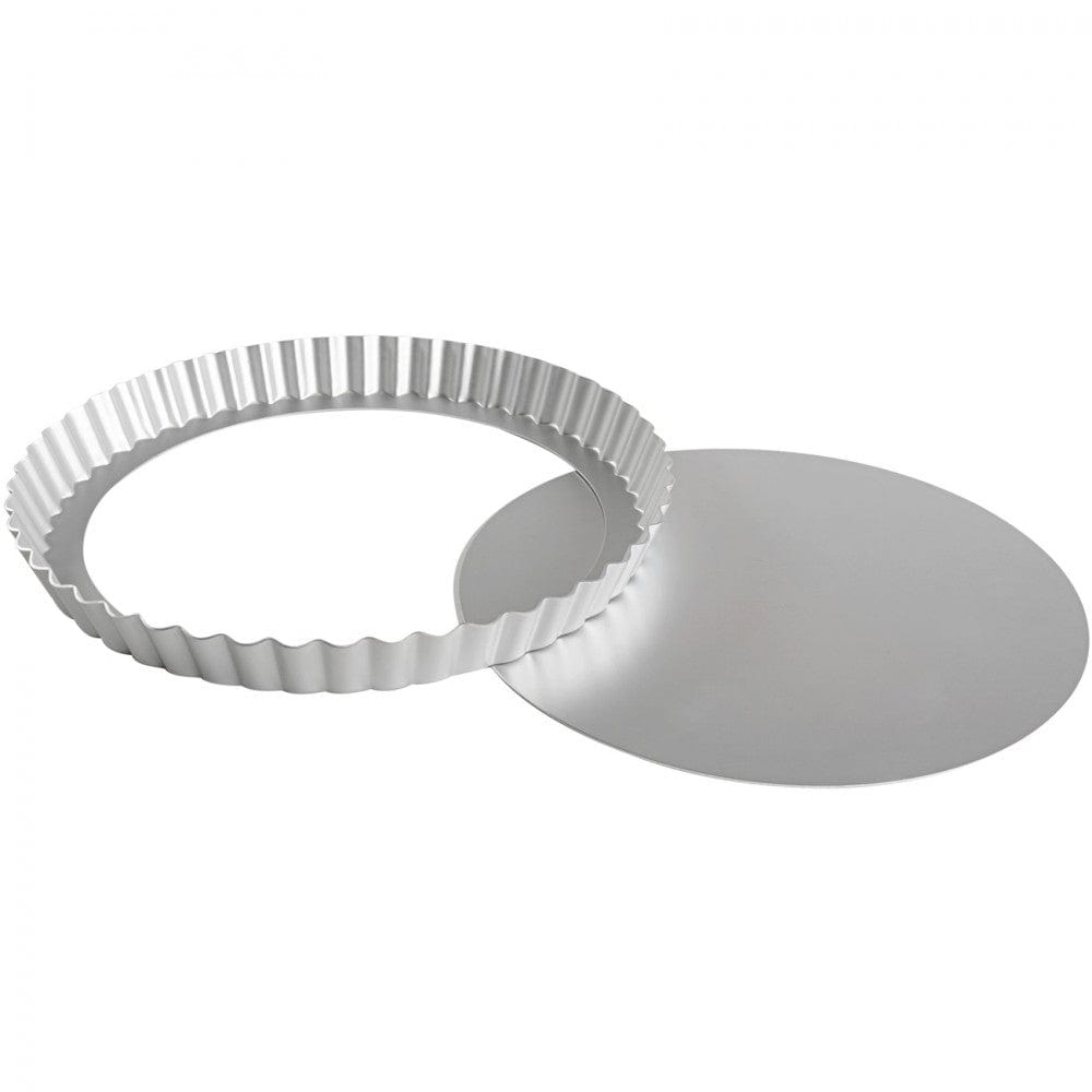 Fat Daddio's Fluted Tart Pan - 9 Inch Non-Stick Baking Dish for Pies, Tarts & Quiches | Perfect for Home Bakers & Professional Chefs | Great for Holidays, Dinner Parties & Dessert Making
