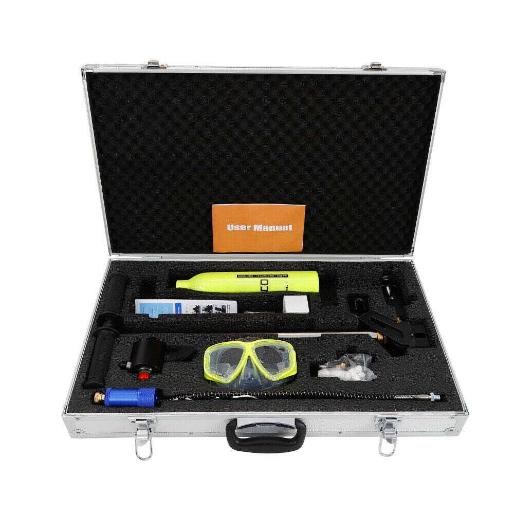 Dyrabrest Mini Scuba Tank - Portable Diving Oxygen Equipment for 5-10 Min Underwater Breathing - Perfect for Snorkeling & Free Diving