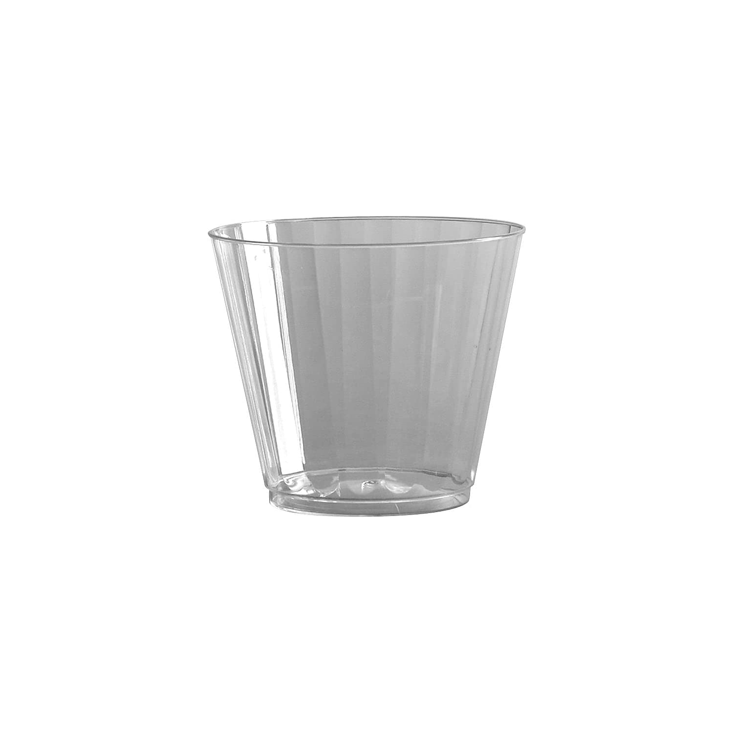 WNACC9240 - Classic Crystal Plastic Tumblers Set of 4, 16oz BPA-Free Clear Cups with Lids & Straws - Perfect for Iced Coffee, Smoothies, and Party Drinks