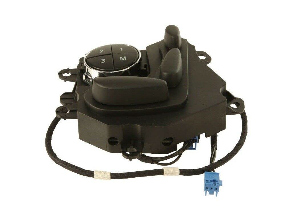 Genuine Mercedes-Benz Black Push Button Seat Switch 211-821-80-79-7C45 - Replacement Part for W211 E-Class, S-Class - Easy DIY Installation for Car Seat Adjustment