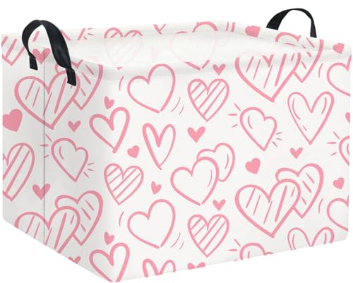 Pink Striped Heart