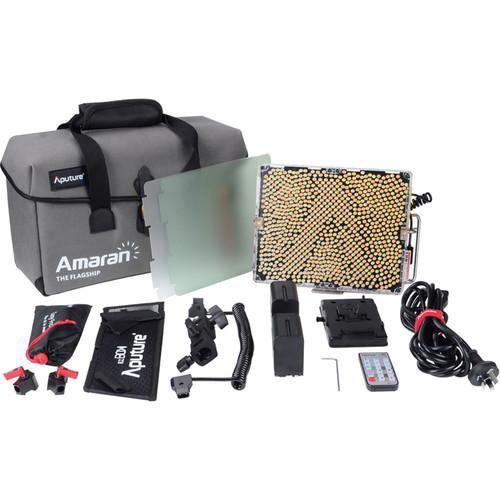 Aputure Amaran Tri 8s Daylight LED Spot Light with V-Mount Battery Plate & 2 F970 Battery Packs - Professional Video Lighting for Film, Photography, and Studio Production